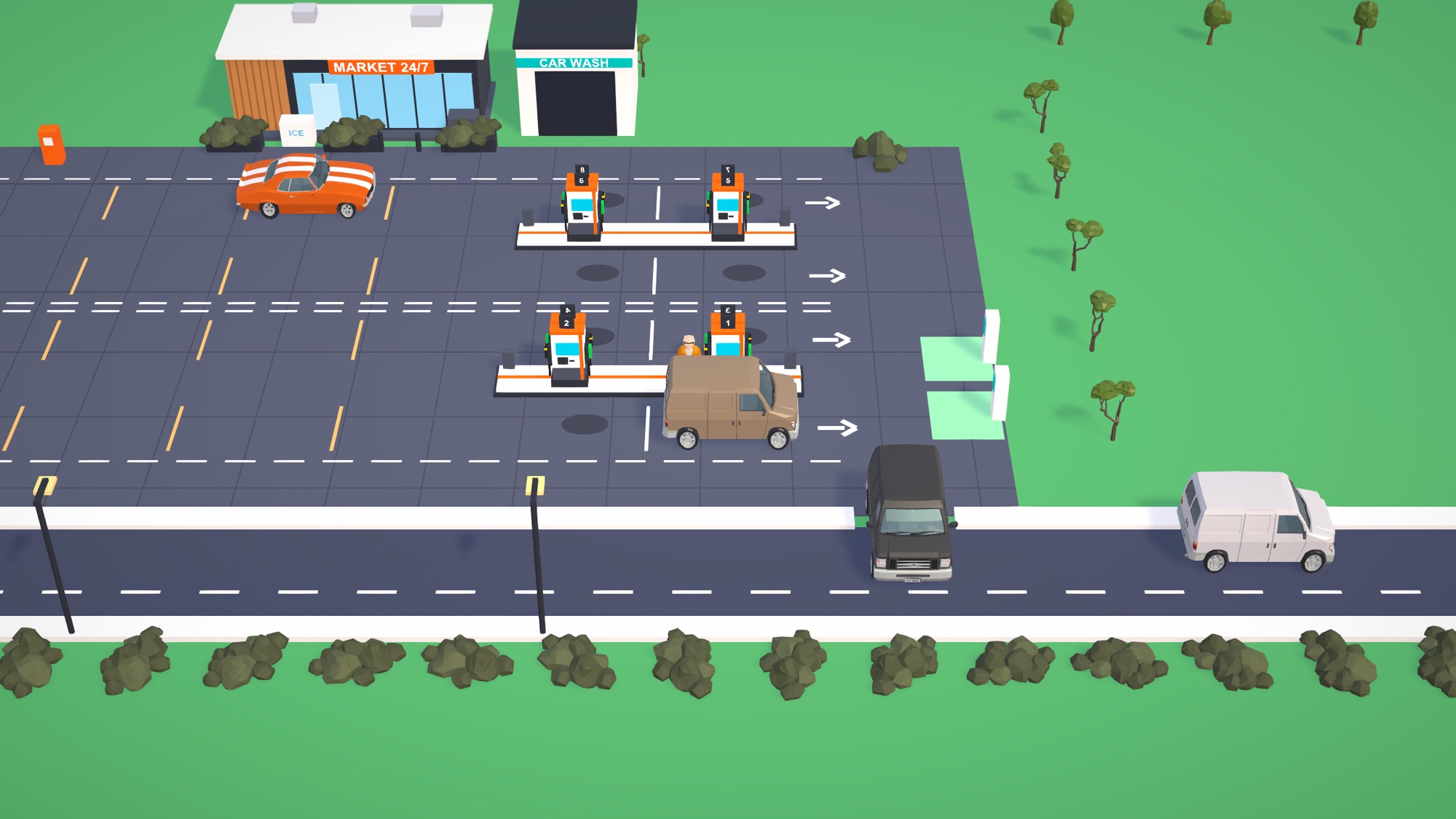 Town Station lanes