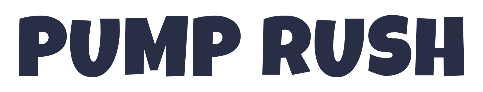 Pump Rush one-colour wordmark